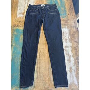 Paige Jeans Womens Indio Zip Mid Rise Ultra Skinny Medium Wash Size 29